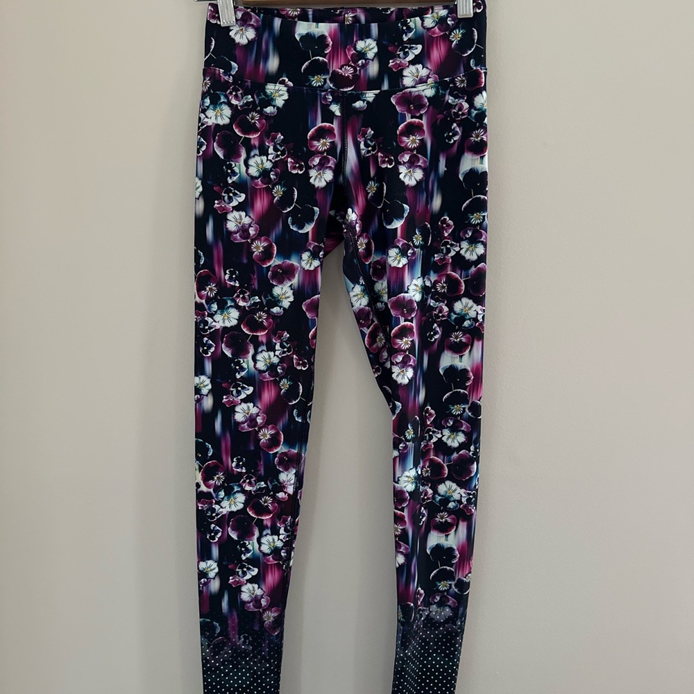 Dharma Bums Floral Athletic Yoga Leggings